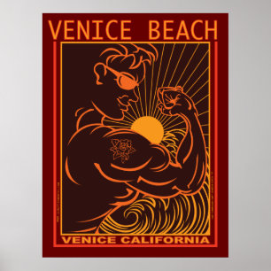 VENICE BEACH CALIFORNIA POSTER
