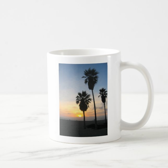 Venice Beach California Sunset Coffee Mug (Right)