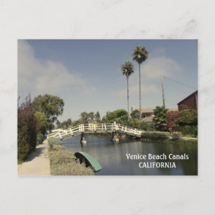 Venice Beach Canals Postcard! Postcard