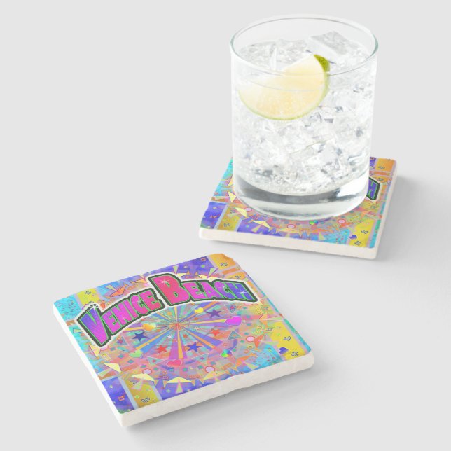 Venice Beach Cosmic Unity Coaster (Side)