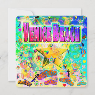 Venice Beach Epoch Hour Holiday Card