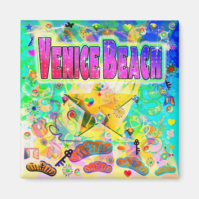 Venice Beach Epoch Hour Magnet (Front)