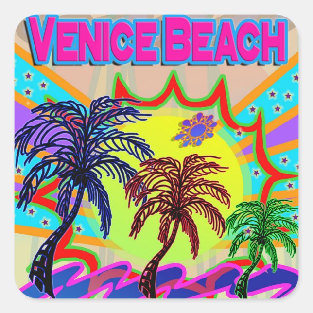 Venice Beach Eternal  Sticker (Front)