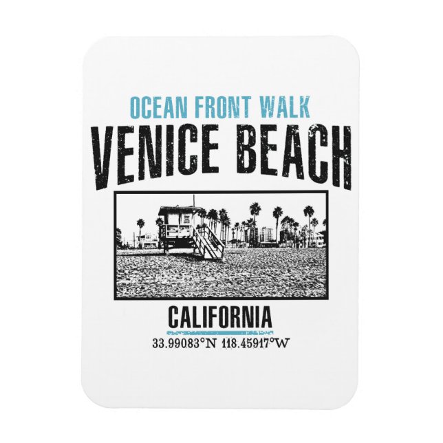 Venice Beach Magnet (Vertical)