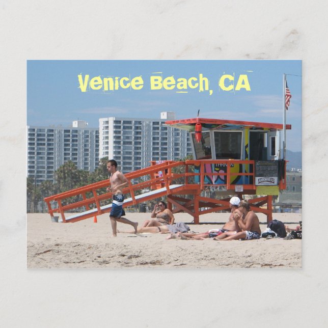 Venice Beach Postcard! Postcard (Front)