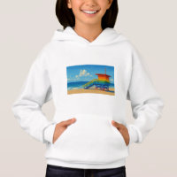 Venice Beach Rainbow Lifeguard Stand