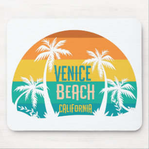 Venice Beach Retro Mouse Pad