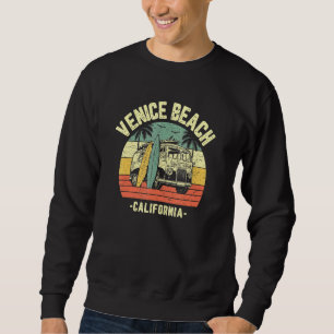 Venice Beach Retro Surfing Van California Surfer Sweatshirt