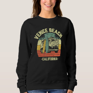 Venice Beach Retro Surfing Van California Surfer Sweatshirt
