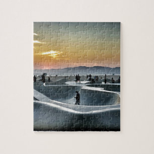 Venice Beach Skateboard Park Jigsaw Puzzle