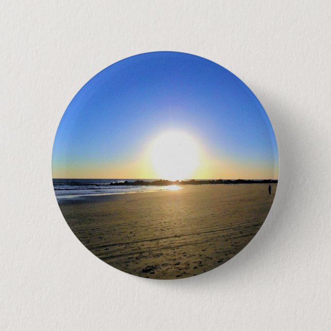 Venice Beach Sunset 2 Inch Round Button (Front)