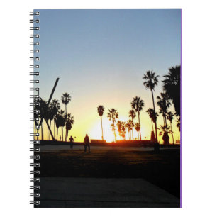 Venice Beach Sunset Notebook