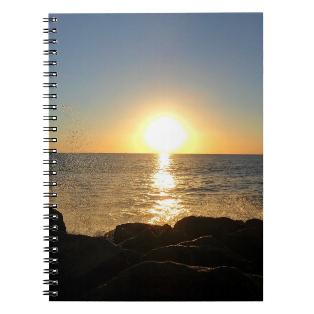 Venice Beach Sunset Notebook (Front)