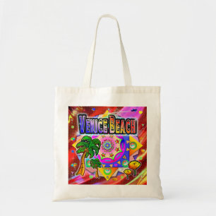 Venice Beach Tropical Friends Tote Bag
