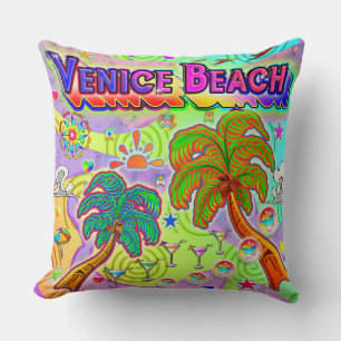 Venice Beach Vacances Coussin cible
