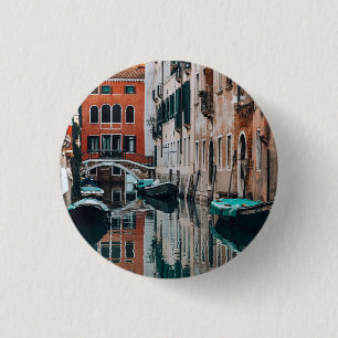 Venice Boats 1 Inch Round Button