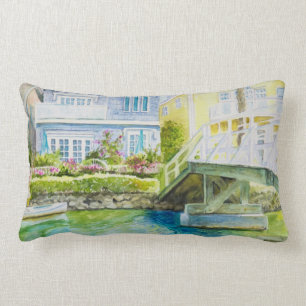 Venice Bridge Lumbar Pillow