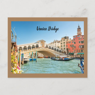 Venice Bridge Of Rome Postcard