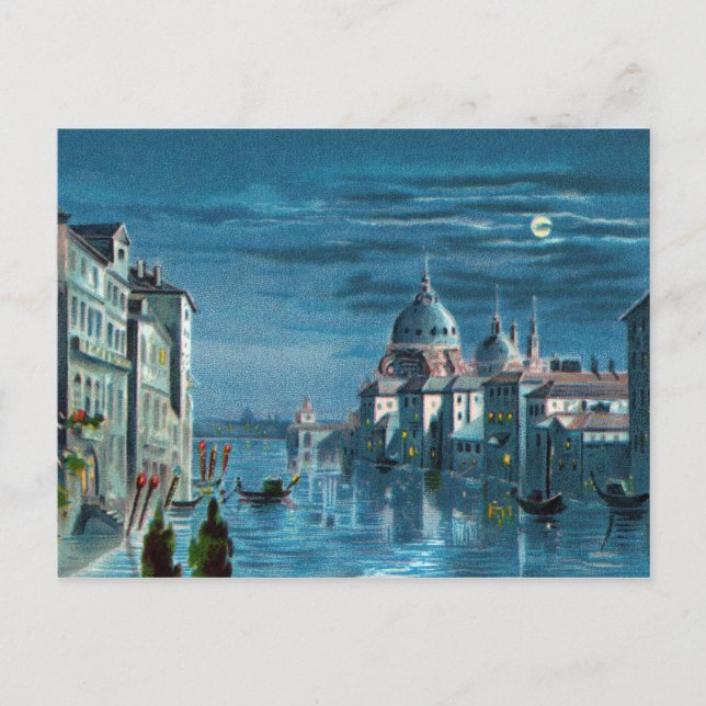 Venice by Moonlight Postcard (Front)
