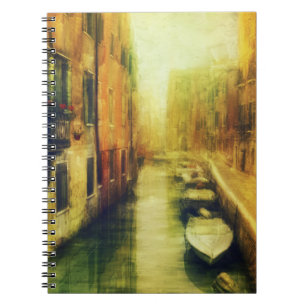 Venice Canal Balcony Painting Notebook