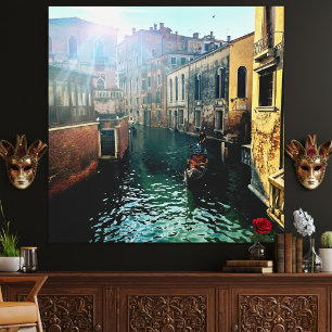 Venice Canal Gondola Italian Architecture Photo Poster