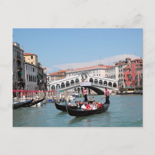 Venice Canal Postcard (Front)