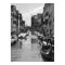 Venice Canal Poster Black and White