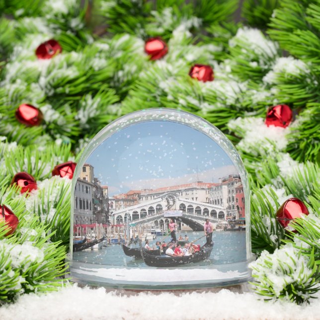 Venice Canal Snow Globe (Christmas)
