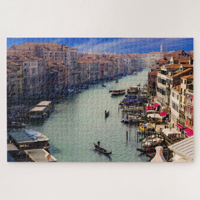 Venice Canale Grande Italy Jigsaw Puzzle (Horizontal)