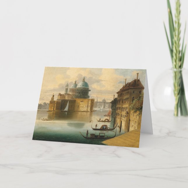 Venice, Capriccio | Johann Wilhelm Jankowsky Card (Front)