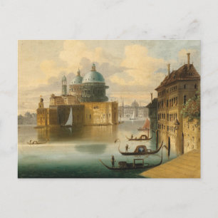 Venice, Capriccio Johann Wilhelm Jankowsky Postcard