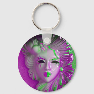 Venice Carnival Mask Keychain