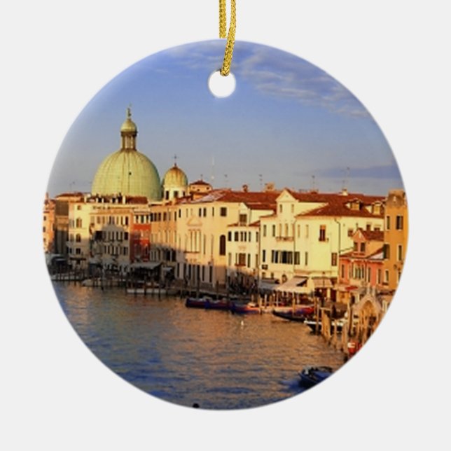 Venice Ceramic Ornament (Front)