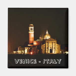 Venice, City at Night (Fridge Magnet) Magnet