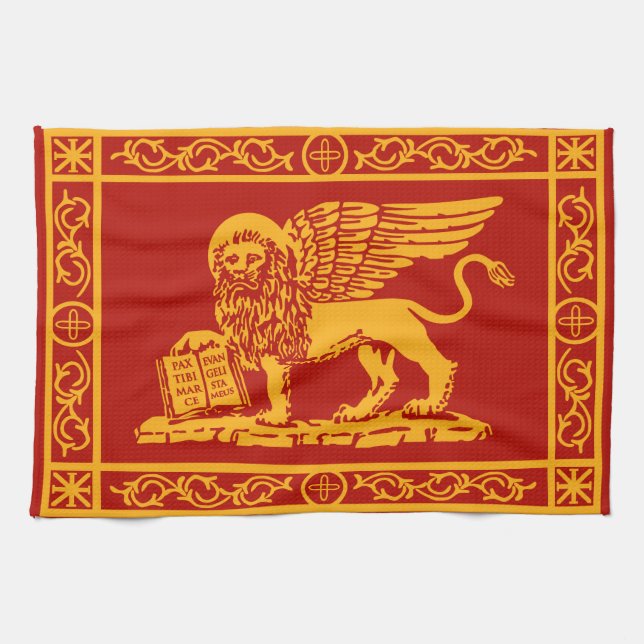 Venice Coat of Arms Kitchen Towel (Horizontal)