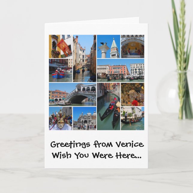 Venice collage card (Front)