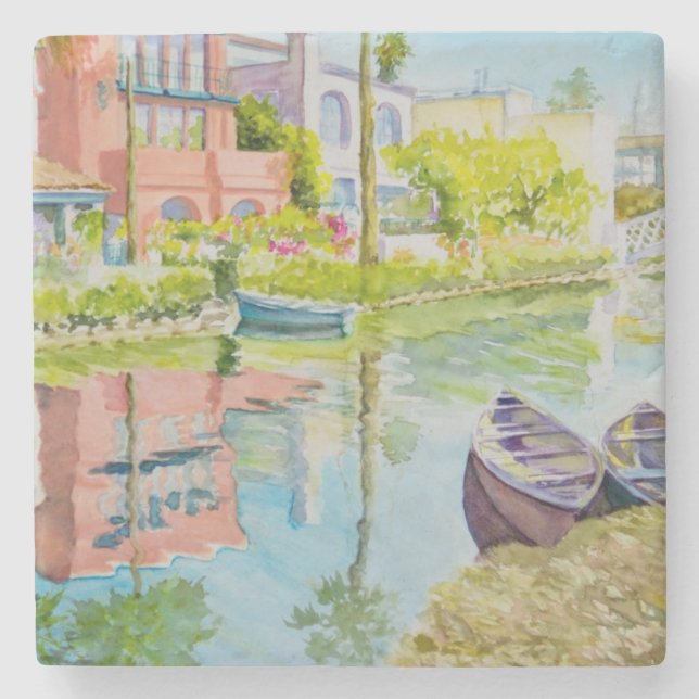 Venice Colours Stone Coaster (Front)