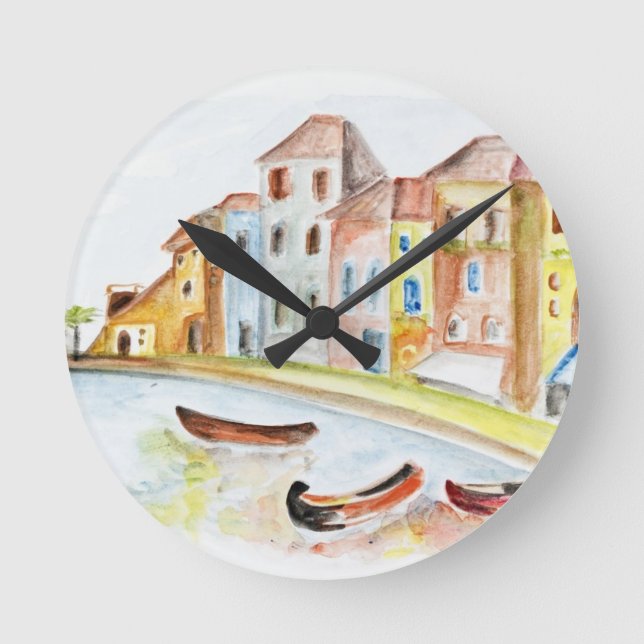 Venice Concept Round Clock (Front)