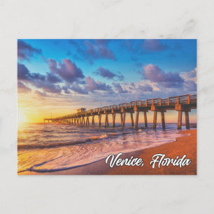 Venice Fishing Pier, Venice, Florida Postcard