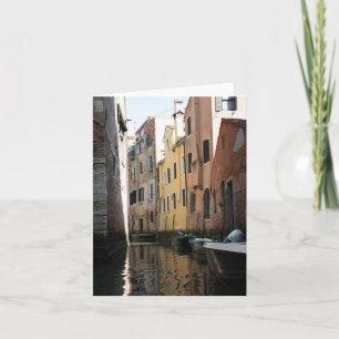 Venice From The Gondola Card