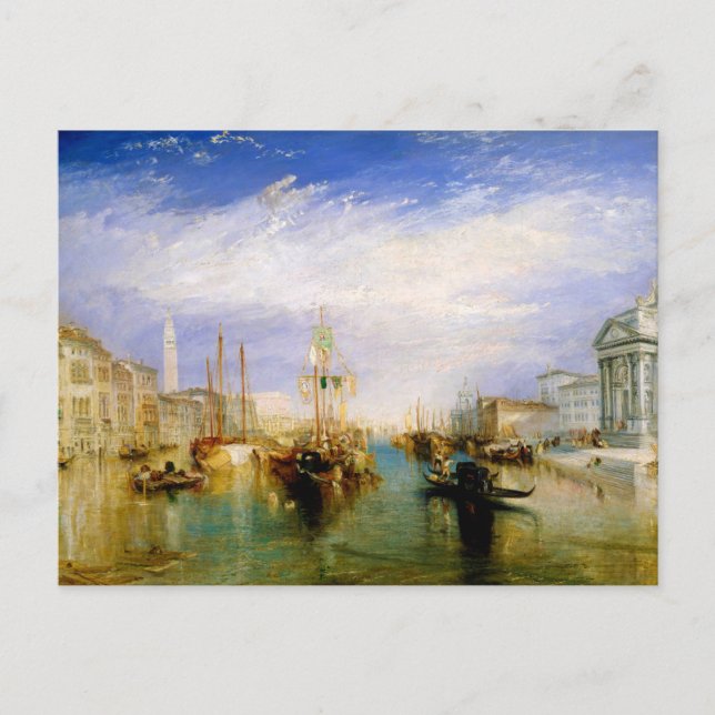 Venice, from the Porch of Madonna della Salute Postcard (Front)