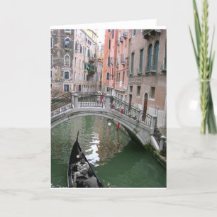 Venice Gondola Greeting Card