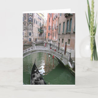 Venice Gondola Greeting Card