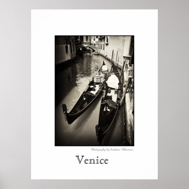 Venice Gondolas Poster (Front)