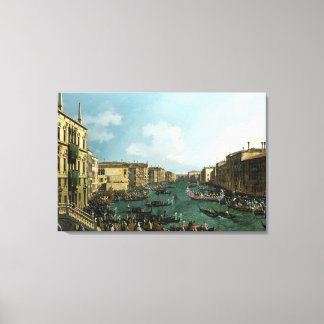Venice Grand Canal Canaletto Oil Painting 16K High Canvas Print
