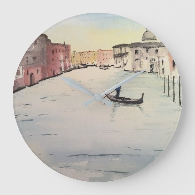 Venice Grand Canal   Large Clock (Front)