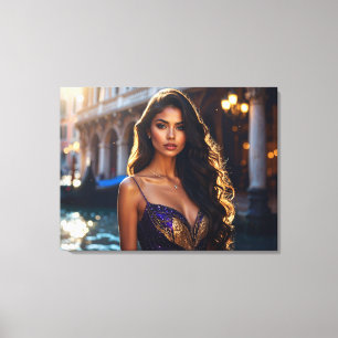 VENICE - I LOVE ITALY CANVAS PRINT