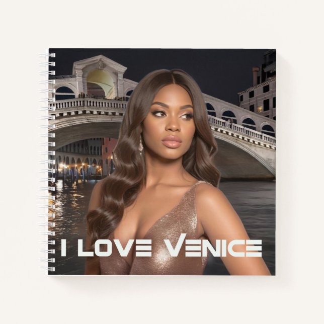VENICE - I LOVE VENICE NOTEBOOK (Front)