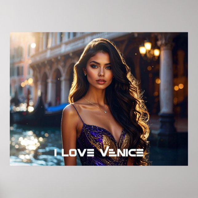 VENICE - I LOVE VENICE POSTER (Front)