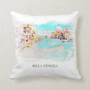 ** Venice Italian Language Venezia Italia Throw Pillow